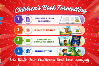 do paperback ebook hardcover formatting for children book