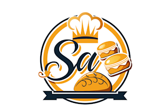 design fry bread logo and bakeries and catering services
