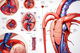 draw detailed medical and scientific illustrations