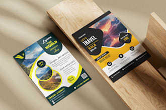 design professional flyer for events and brands