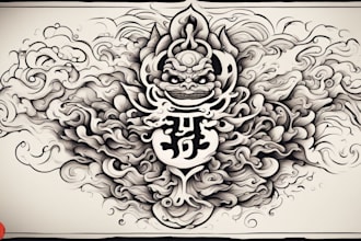 create a japanese tattoo design for you