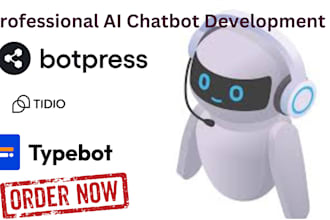 setup chatbots for websites socia media using tidio botpress typebot