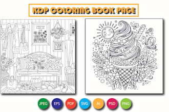 draw custom adult coloring books for amazon KDP