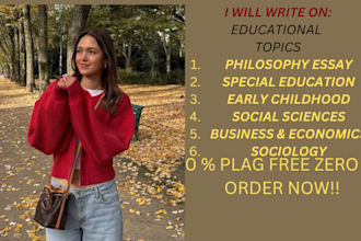 research and write educational topic within 24 hours
