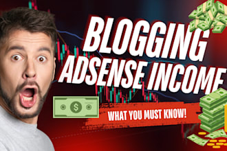 create adsense approved money making blog website
