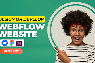 convert your figma design to responsive webflow website