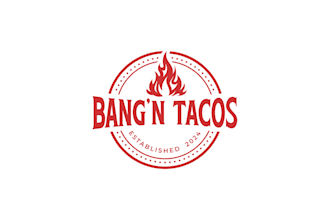 make a unique taco logo for your food business or restaurant