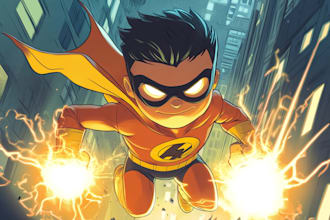 create photo to cartoon character superhero comic book