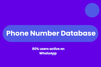 provide targeted mobile phone number database per country