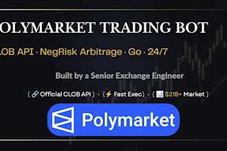 build an automated polymarket trading bot with arbitrage and custom strategy