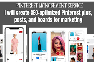 create pinterest ads, manage account, and design optimized boards