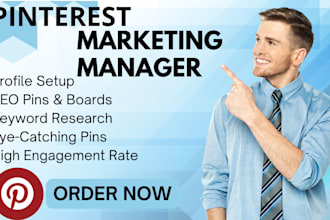 create seo optimized pins and boards as a pinterest marketing manager