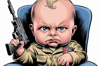 make a political or satirical cartoon