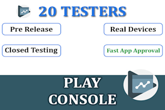 provide 20 active testers for google play console testing