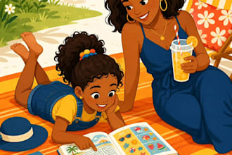 children book illustration and children book illustration