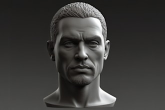 sculpt 3d head, 3d helmet, 3d mask, 3d face, 3d bust model, for 3d printing