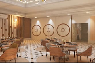 render 3d exterior, interior design,kitchen remodel event hall,3d photorealistic