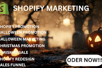 do shopify marketing, christmas shopify, halloween shopify