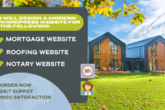 build, create, wordpress mortgage website, real estate website ,lead generation