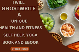 create health and fitness ebooks and guides for you