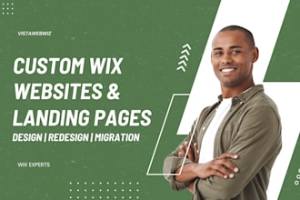 build custom wix websites and landing pages designed for your business success