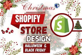 be your shopify expert setup and design christmas store and black friday website