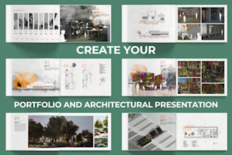design a portfolio and architectural presentation