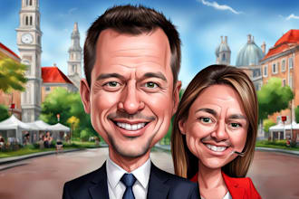 create cartoon caricature avatar from photo