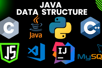 help you with data structures and algorithms in java, cpp, c, python