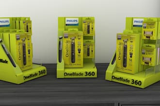 design craetive display stand and retail designs