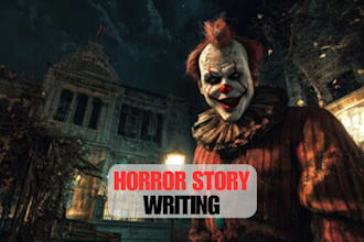 write horror story, scary story, horror script, thriller, mystery, short story