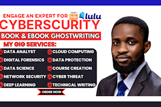 write cybersecurity and digital forensics ebook and course creation