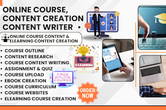 create online course content, canva course video, course upload, video script