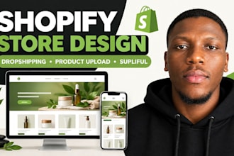 do shopify store design shopify website development  dropshipping store supliful