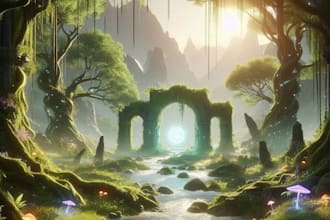 make art inspired by open world games