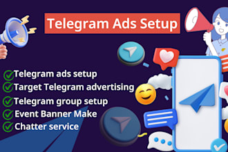 setup cryptocurrency ads and manage on telegram