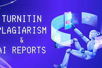 generate plagiarism and ai checker reports