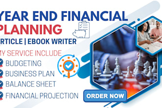 be your year end financial planning ebook ghostwriter, budgeting, business plan