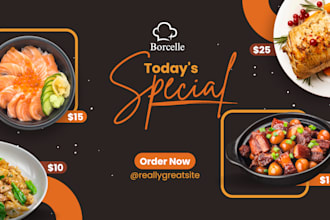 food posters for social media
