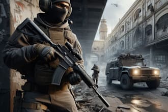 make art inspired by counter strike