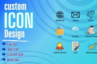 design a modern favicon for your website in 24 hours, free source file