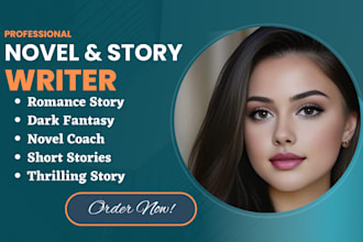 ghostwrite your fantasy novel, romance story, short stories, novel writing coach
