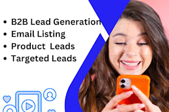 do b2b lead generation and email list building