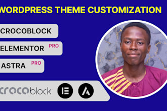 design elementor pro astra pro, crocoblock, rankmath, wp rocket, divi website