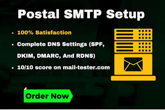 setup postal server as SMTP server for email campaign