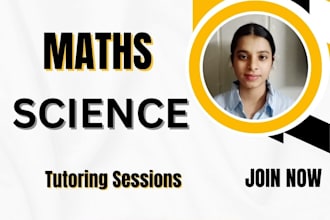 teach maths and science for 1 to 10 grade