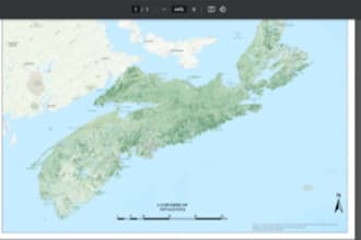 do geographical digitization of data and design maps using gis and arcgis