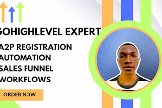 gohighlevel a2p 10dlc registration, gohighlevel automation, ghl workflow funnel