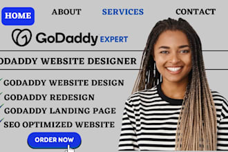 godaddy website design godaddy redesign website godaddy ecommerce landing page