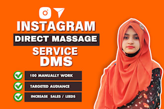 provide instagram dm marketing for fitness   music and entrepreneur niches